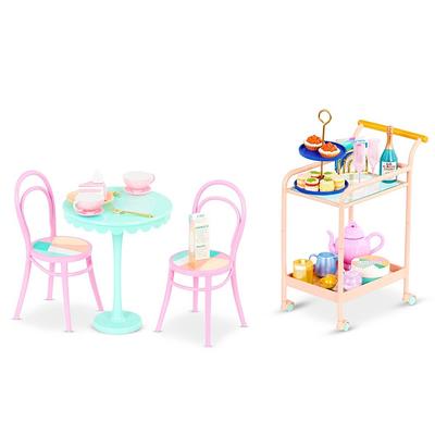 Glitter Girls Tea Time Cart Accessory Set for 14 Dolls - Yahoo Shopping