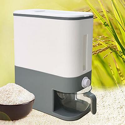 Airtight Rice Dispenser Cover Rice Bucket For Cereal Grain Flour