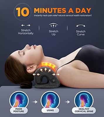 RESTCLOUD Neck Stretcher for Neck Pain Relief, Upper Back and Shoulder  Relaxer for Muscle Relax and