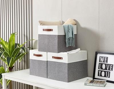  DECOMOMO Storage Bins, Fabric Storage Basket for Shelves for  Organizing Closet Shelf Nursery Toy