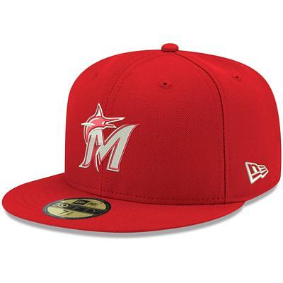 Miami Marlins New Era City Connect 59FIFTY Fitted Hat -Blue