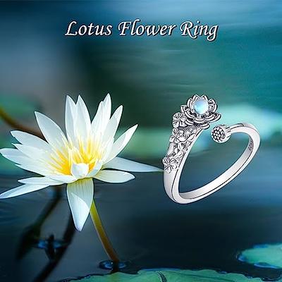 Buy Silver Lotus Toe Ring Online - Unniyarcha