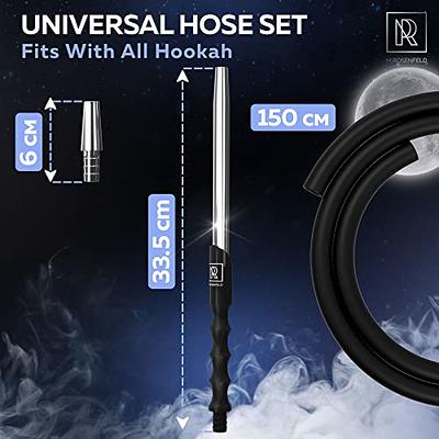 Auto-Seal Shisha Accessories Aluminum Hookah Hose