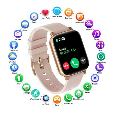 Fashion Smart Watch Women Watches Heart Rate Monitor Call Reminder