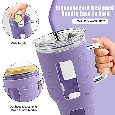 24oz Reusable Thickened Ice Cups - Perfect For Car Glass Straw Cups And  Drinks