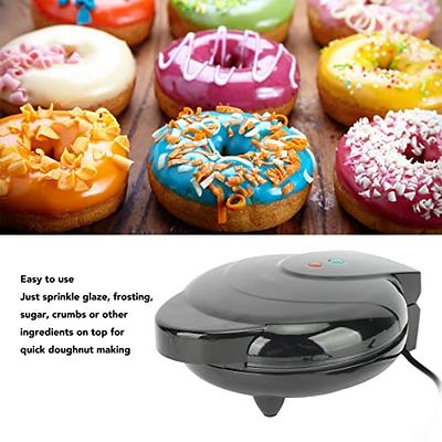 Donut Maker, 1000W Makes 7 Doughnuts Mini Donut Maker Machine