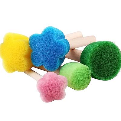 10Pcs Sponge Painting Handle Paints Sponges Art Sponges for Diy Painting