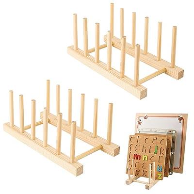 Melissa & Doug Deluxe Metal Wire Puzzle Storage Rack For 12 Small