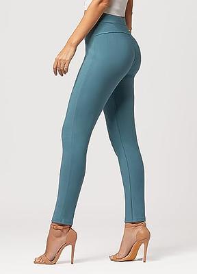 Conceited Premium Women's Stretch Ponte Pants - Dressy Leggings with Butt  Lift - Sea Blue - Large-X-Large - Yahoo Shopping