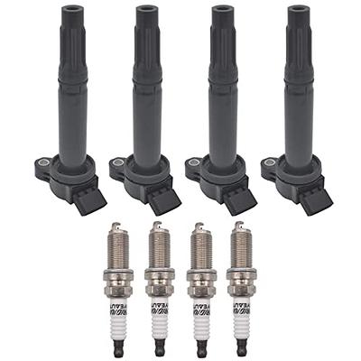 OYEAUTO Ignition Coil Pack Iridium Spark Plug UF487 Set of 4