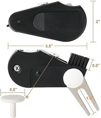 Callaway On-Course Golf Accessories Gift Set with Golf Club Brush & Divot  Repair Tool with Ball Marker,Black