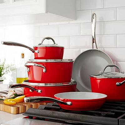 Nuwave 31422 Duralon 10 Piece Forged Aluminum Cookware Set 