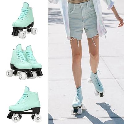 Risup Roller Skates for Women and Men Cowhide High-Top Shoes