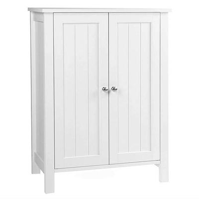 Angeles Home 14.5 in. W x 14.5 in. D x 63 in. H Gray Freestanding Narrow Storage Linen Cabinet for Bathroom