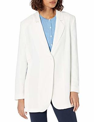 Oversized fluid crepe blazer, Icône, Women's Blazers