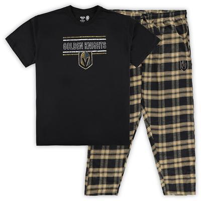 Men's Utah Jazz College Concepts Black/Gold Arctic T-Shirt & Pajama Pants  Sleep Set