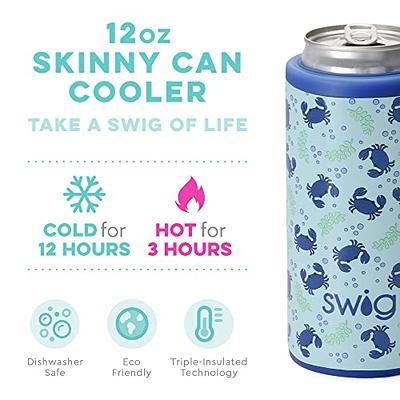 Swig Slim Can Cooler, Insulated Skinny Can Holder, Stainless Steel Can  Cooler for Tall Skinny Cans, Skinny Can Cooler Compatible with White Claw