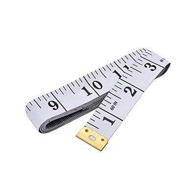 AKOAK 3 Count 300cm/120 Inch Double-Scale Soft Tape Measuring