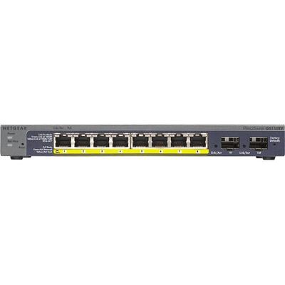 - - Layer Ethernet Twisted Slots 8 Pair, 2 Netgear Optical ProSafe Supported - Manageable Ports Switch Desktop, - 3 - Yahoo - GS110TP Fiber - Shopping SFP - Wa Modular