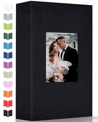 Vienrose Photo Album 4x6 100 Photos Linen Frame Cover with Memo Areas  Photobook Large Capacity Slip-in Pictures Book for Wedding Baby Vacation,  Blue - Yahoo Shopping
