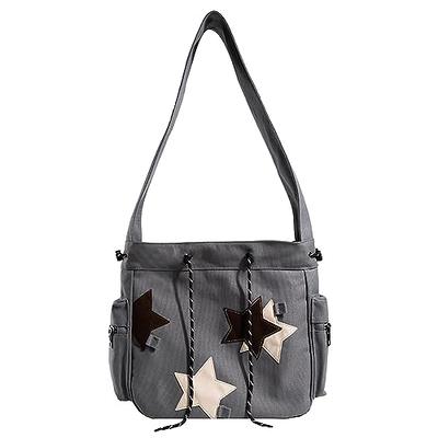 Lushandy Kawaii Messenger Bag Corduroy Hobo Crossbody Bag Cute Aesthetic  Y2K Star Purse Canvas Shoulder Bag for Women Girls - Yahoo Shopping
