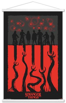 Netflix Stranger Things: Season 3 - One Sheet Wall Poster, 22.375 x 34,  Framed 