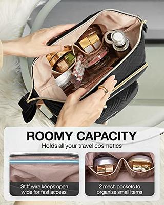 BAGSMART Travel Makeup Bag Cosmetic Bag Make Up Organizer Case