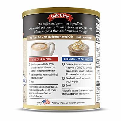 Caffe D'Vita Espresso Coffee - Espresso Powder, Coffee Espresso, Keto  Coffee, Gluten Free, No Cholesterol, No Hydrogenated Oils, No Trans Fat