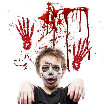 Yeweian Halloween Fake Blood 6.76Oz/200ML Realistic Effects Squirt Blood  Washable Fake Blood for Clothes Easy Dry Flow Liquid Blood for Eye Blood  Drops Halloween SFX Makeup for Zombie Vampire and Monster Cosplay