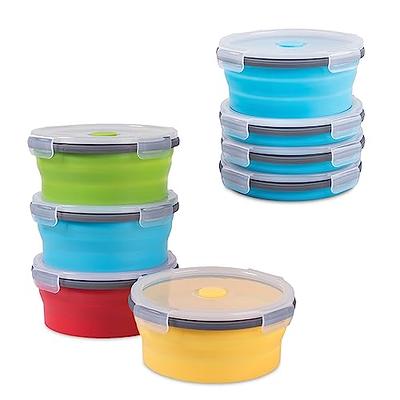 Reusable Freezer Storage Container Sets with Airtight Twist Top Lid, Round  BPA-Free Plastic Containers with Lids for Kitchen Meal Prep, Microwave,  Dishwasher and Freezer Safe [12 Pack-16 oz] - Yahoo Shopping