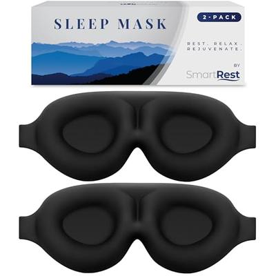 MadebyGNL Sleep Mask,Soft 3D Contoured Silky Blindfold Eye Mask for  Sleeping and Side Sleepers,Eye Cover with Adjustable Strap Suitable Gift  for Men Women Kids(Black) - Yahoo Shopping