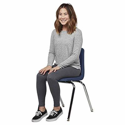 Factory Direct Partners Stackable School Chair with Chrome Legs