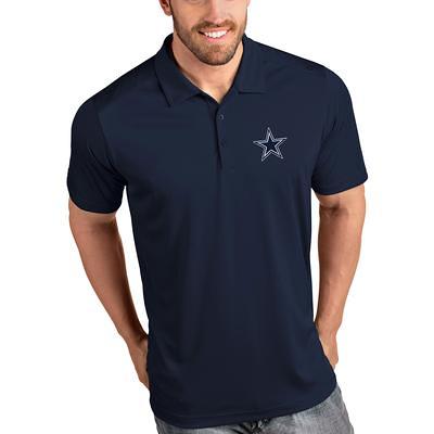 Men's Antigua Navy/White Atlanta Braves Patriotic Affluent Polo