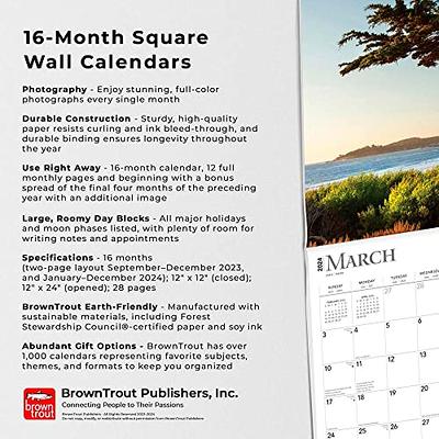 Family Planner 2024 Square Wall Calendar by Browntrout