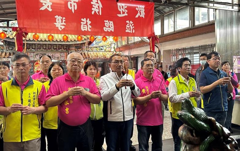 土城三元宮媽祖遶境起駕  侯友宜祈願地方繁榮平安