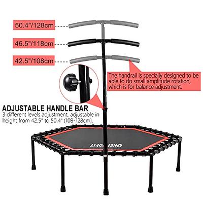 Rebounder Trampoline for Adults,40 inch Mini Trampoline, Bungee Rebounder  Exercise Trampoline for Adults Fitness -Green - Yahoo Shopping