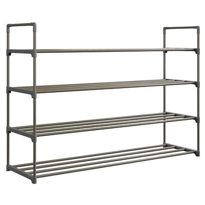 10 Tier Storage and Organization Shoe Rack by Lavish Home, Black