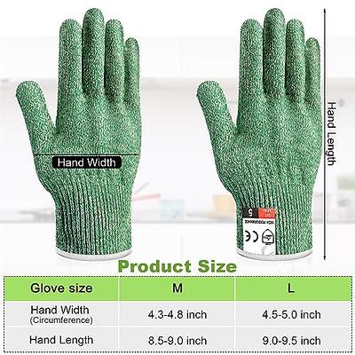 1 Pair Anti Cutting Gloves, Level 5 Cut Resistant, Safe Kitchen Cutting  Gloves, Suitable For Oyster Shucking, Fish Fillet Processing, Mandolin  Slicing, Meat Cutting, Wood Carving And Gardening