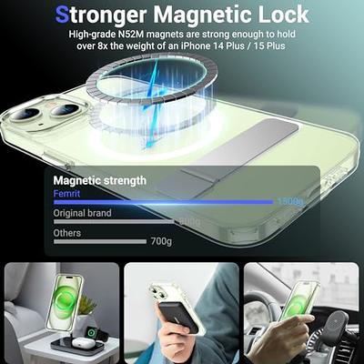 For iPhone 15 Pro Max 14 Plus 13 12 Camera Lens Protector Mag Safe Magnetic  Case