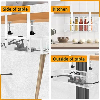 16.5-Inch Under Desk Cable Management Tray - Wire Management Under Desk with Cable Clip Holders - Under Table Cable Management Tray for Home and Offic