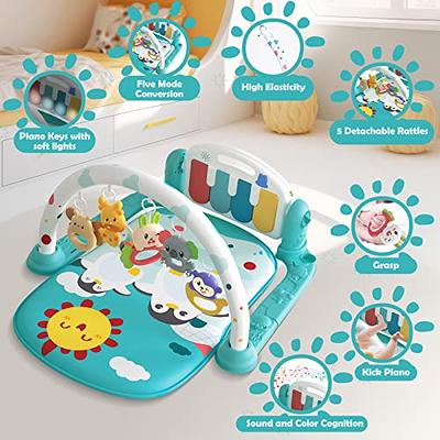 Baby Musical Activity Center Kick Play Piano Soft Baby Gym Floor Play Mat  Toy