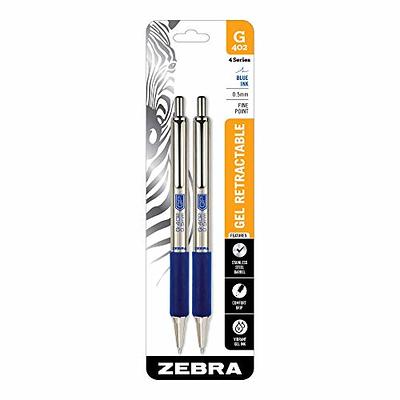Zebra Pen ClickArt Retractable Marker Pen, Fine Point, 0.6mm, Assorted  Standard, Light and Dark Ink Colors, 36-Pack (69836)