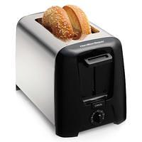 Frigidaire ETO102-BLACK 2-Slice 900-Watt Retro Stainless Steel Toaster,  Black 