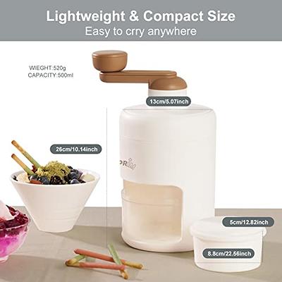 Ice Crusher - Smoothie Blenders with Bowl,Manual Ice Crusher for Iced  Cocktails and Drinks, Plastic Ice Crusher