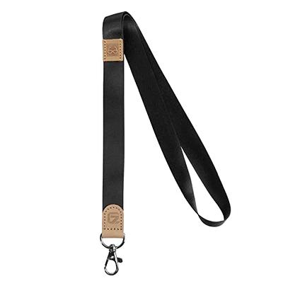 Neck Lanyard Adjustable, Leather Lanyard Key Strap With Metal Clip For Id  Badge