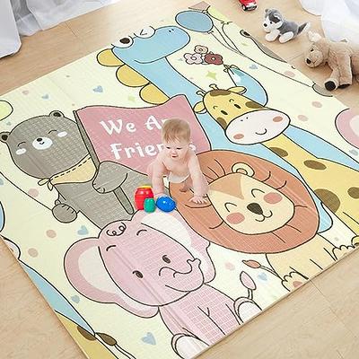 79*71 inch Foldable Baby Crawling Mat Waterproof Padded Play Mat