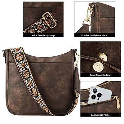 KITATU Crossbody Bag for Women Hobo Handbags - Vegan Leather Designer Purse  Shoulder Zipper Bag with 2 Adjustable Straps - Yahoo Shopping