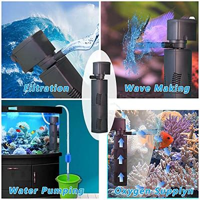 hygger Hang On Aquarium Filter, 100GPH Rotatable Surface Oil Skimmer, Quiet  Power Fish Tank Filter with Adjustable Water Flow Retractable Water Inlet  Tube for Freshwater Saltwater Tank Filter (S/M) - Yahoo Shopping