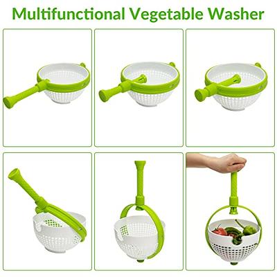 CMI 5 Gal/20 Qt Large Commercial Salad Spinner Jumbo Manual Lettuce  Dryer-Dries up to 7 Heads of Lettuces