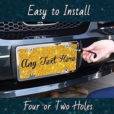 Personalized Front License Plate Custom Plate with Your Text